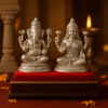 Pure Silver Laxmi and Ganesh Gift Set For Pooja