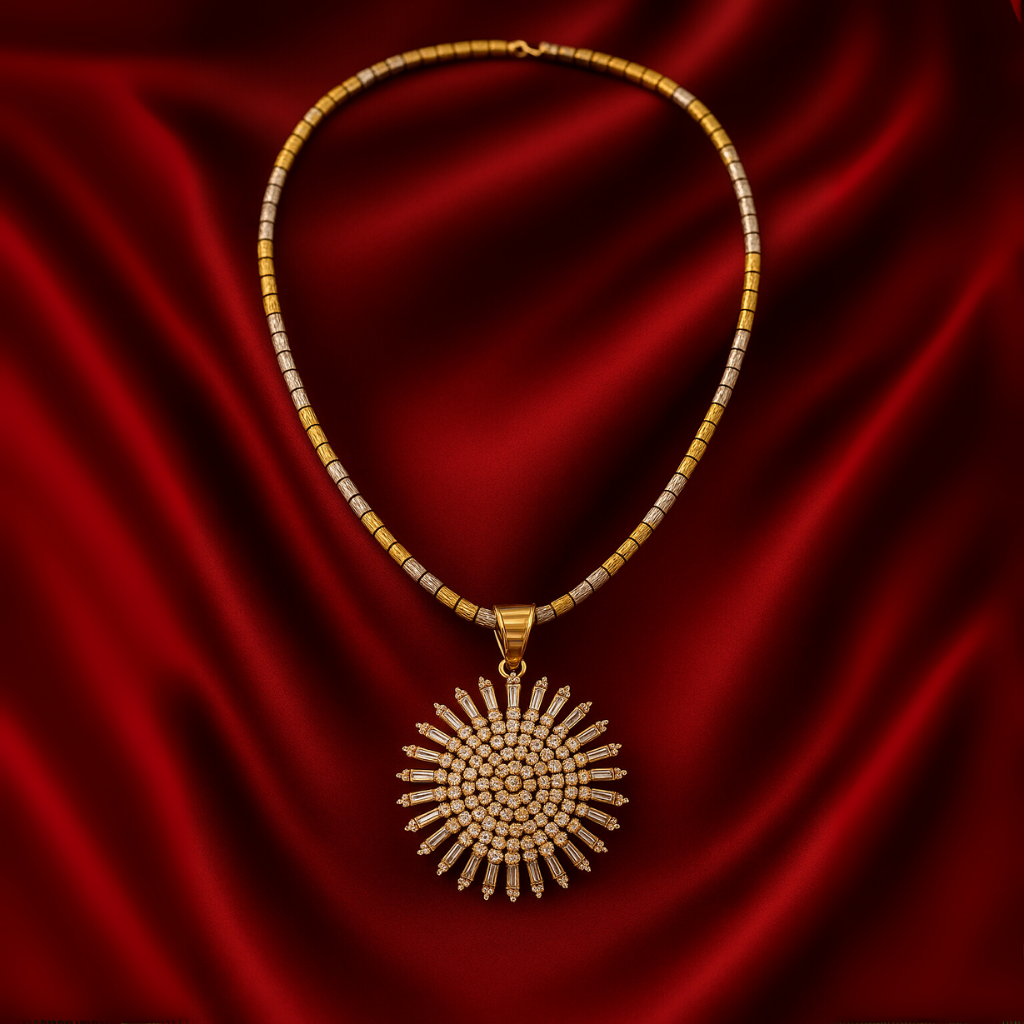 Celestial Sun Diamond pendant